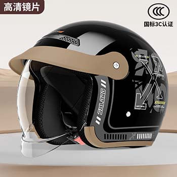 內推式機車頭盔